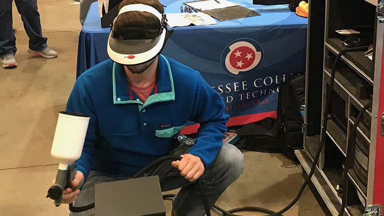 Chattanooga State Byrd's Automotive SimSpray Paint Simulator